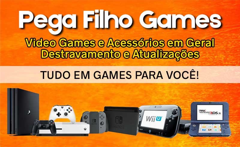 COMPRE SEU GAME COM QUALIDADE E GARANTIA! Novos e seminovos Pega Filho Games  