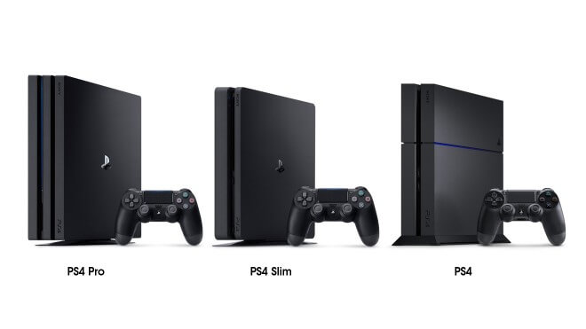 PS4 x PS4 Slim x PS4 Pro